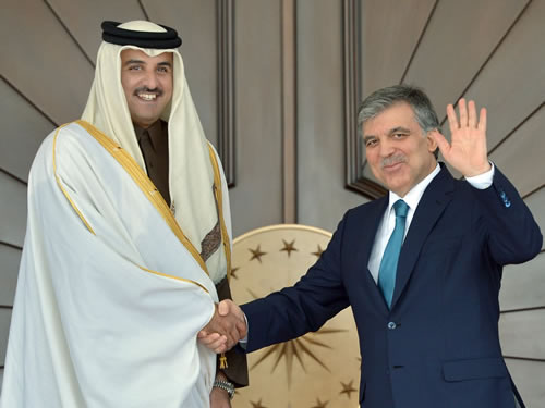 Katar Emiri Şeyh Al Thani Çankaya Köşkü’nde